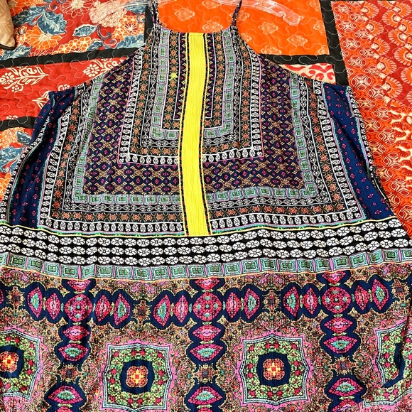 FashionWeb - bohemian pattern tunic tank size 1X - Picture 4 of 5